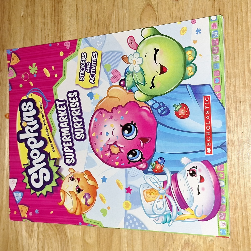 Shopkins Scholastic Supermarket Surprise Activity Book & Stickers